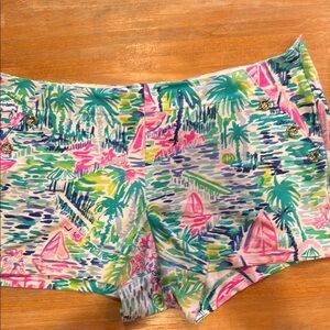 Lilly Pulitzer Multicolor Tropical Print Shorts